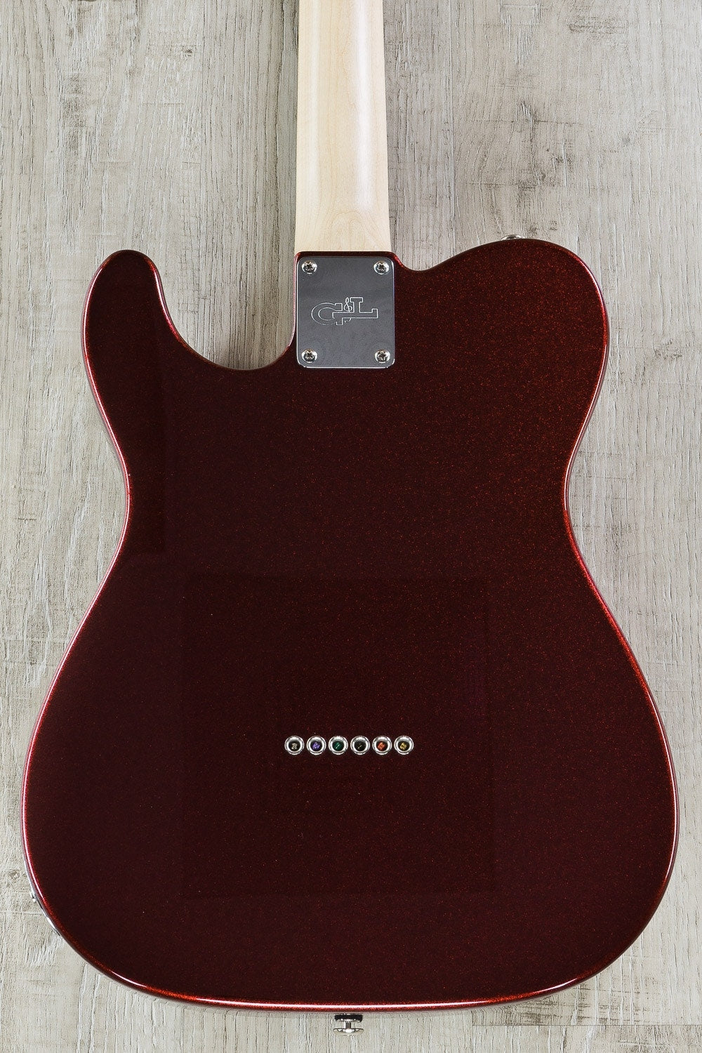 G&L USA ASAT Classic Thinline Semi-Hollow Electric Guitar, Rosewood Fingerboard, Hard Case - Ruby Red Metallic (B-STOCK)