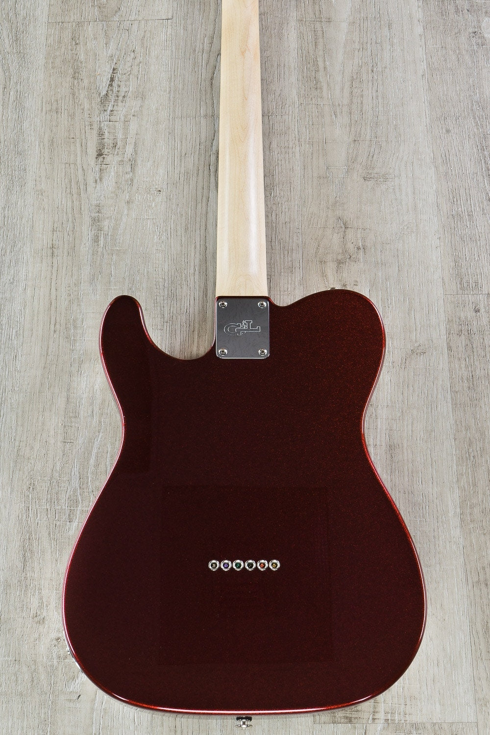 G&L USA ASAT Classic Thinline Semi-Hollow Electric Guitar, Rosewood Fingerboard, Hard Case - Ruby Red Metallic (B-STOCK)