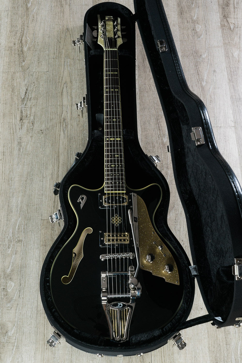 Duesenberg Guitars Alliance Series Joe Walsh Electric Guitar, Black
