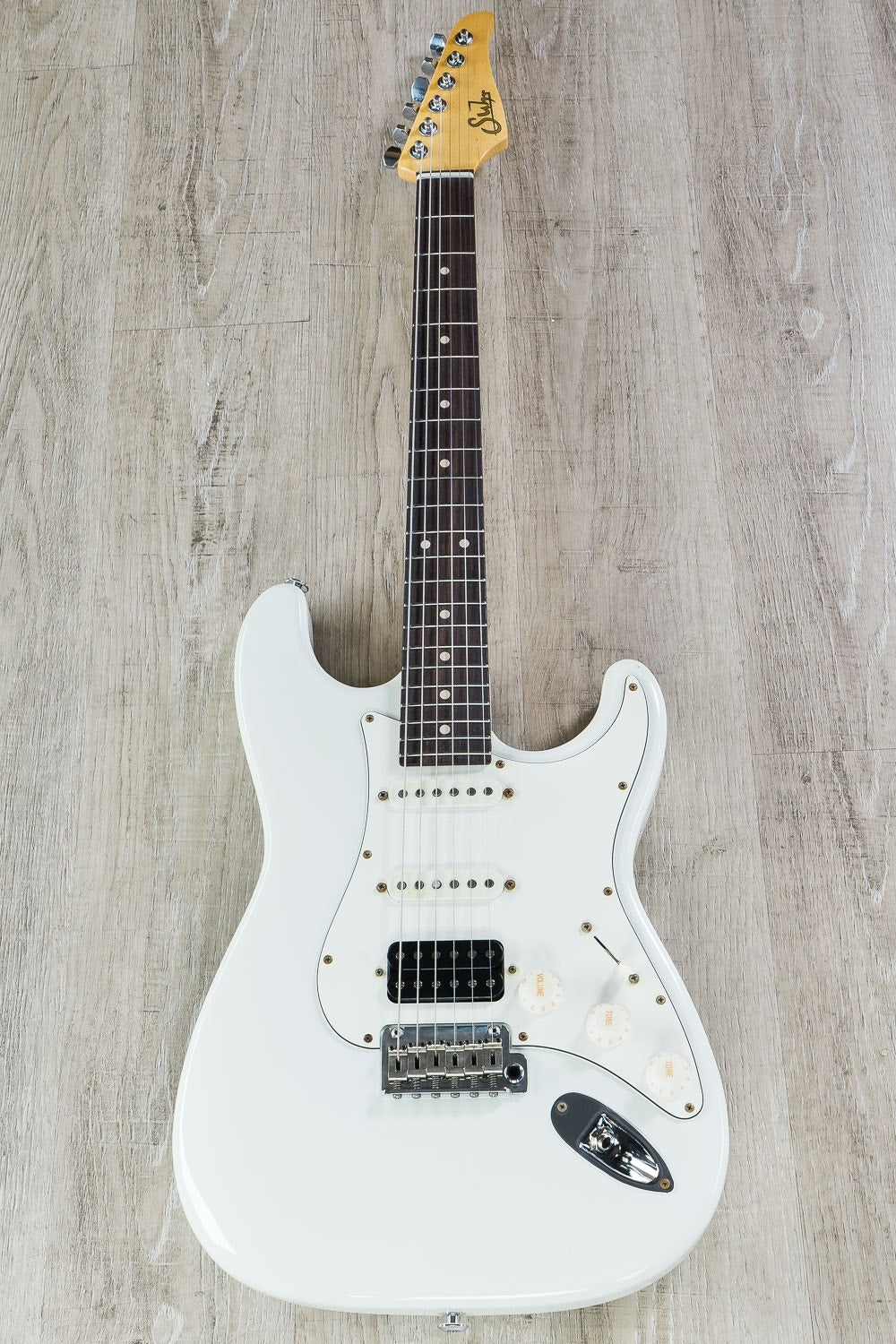 Suhr Classic Antique Pro HSS Electric Guitar, Indian Rosewood Fingerboard, Deluxe Gig Bag - Olympic White