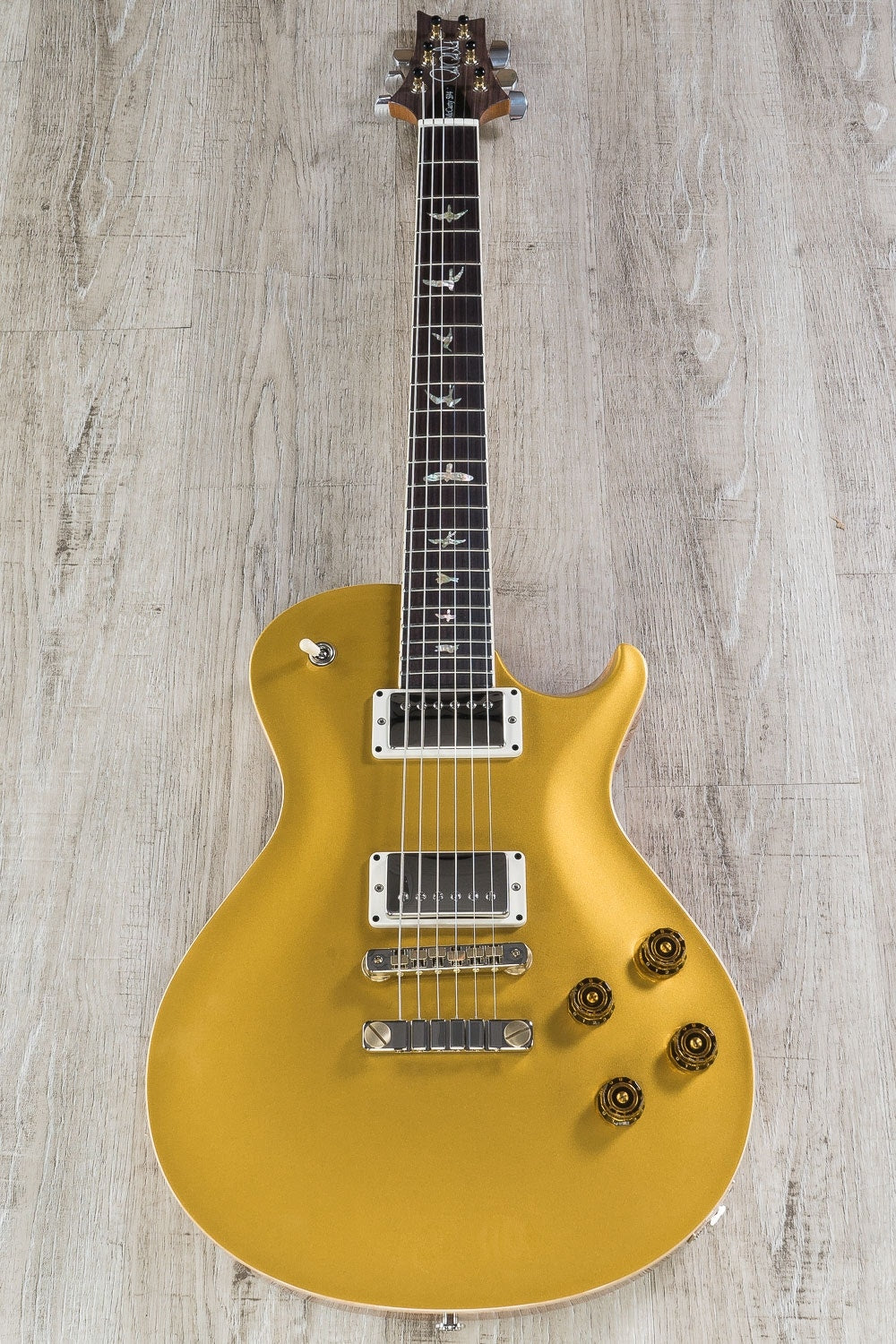 2017 PRS Paul Reed Smith Singlecut 594 Electric Guitar, Pattern Vintage, Hard Case - Gold (1)