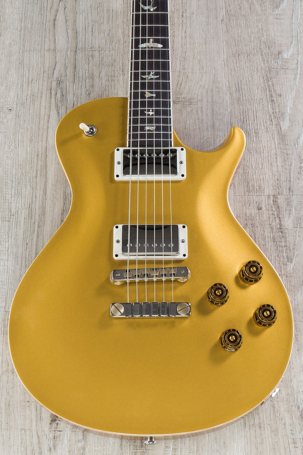 2017 PRS Paul Reed Smith Singlecut 594 Electric Guitar, Pattern Vintage, Hard Case - Gold (1)