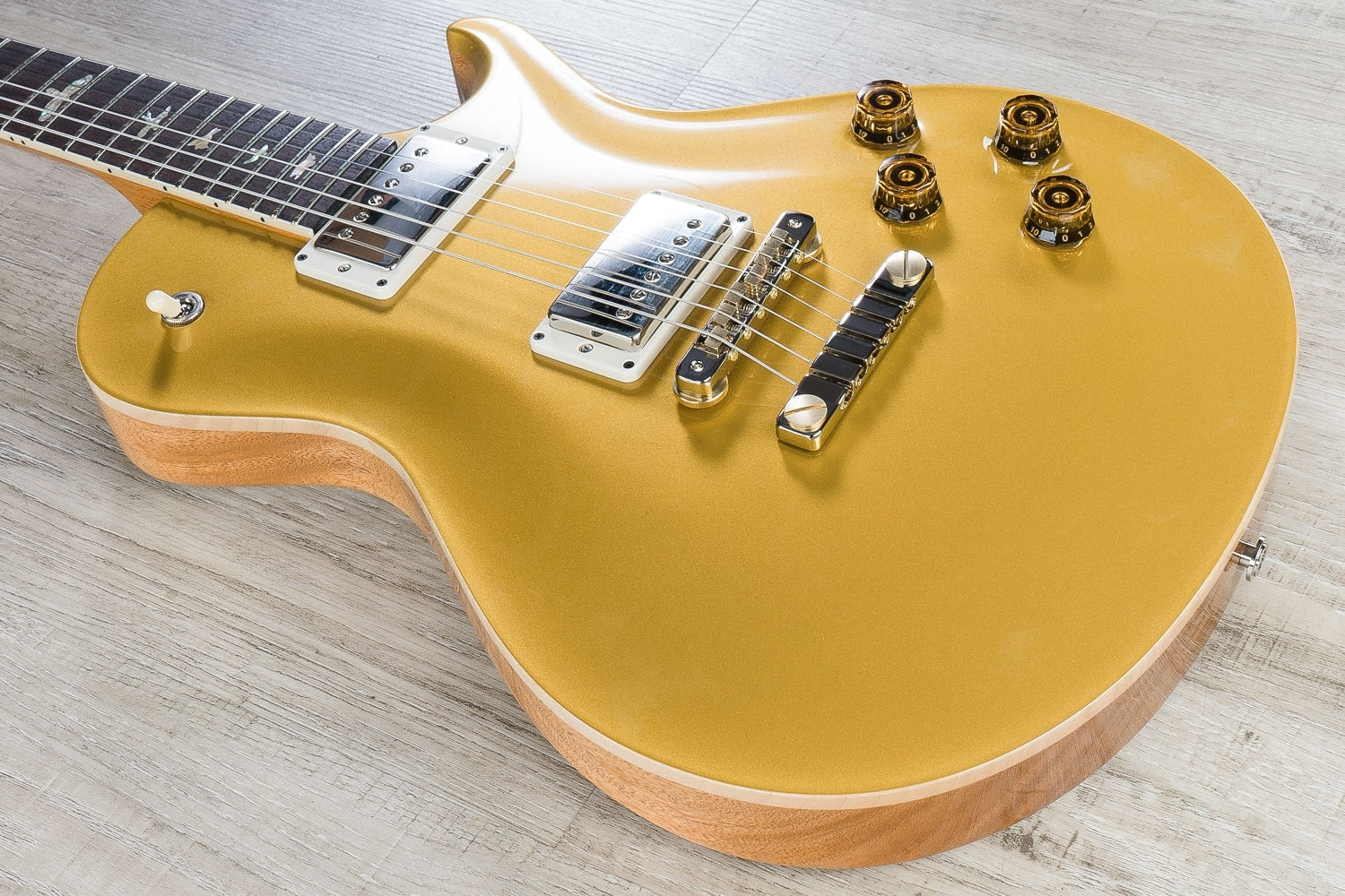 2017 PRS Paul Reed Smith Singlecut 594 Electric Guitar, Pattern Vintage, Hard Case - Gold (1)