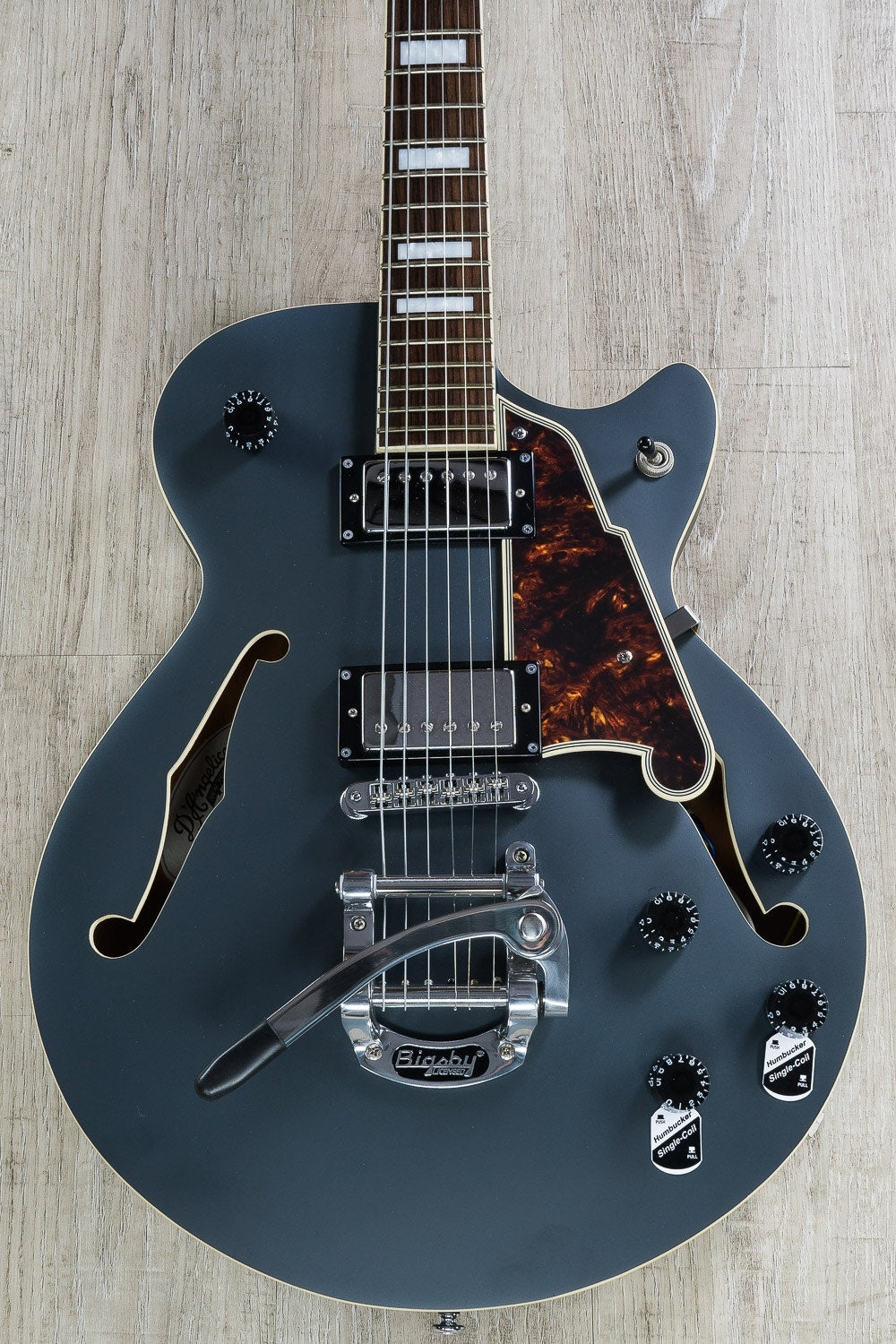 D'Angelico Premier Bob Weir Signature SS Semi-Hollowbody Electric Guitar, Rosewood Fingerboard, Gig Bag
