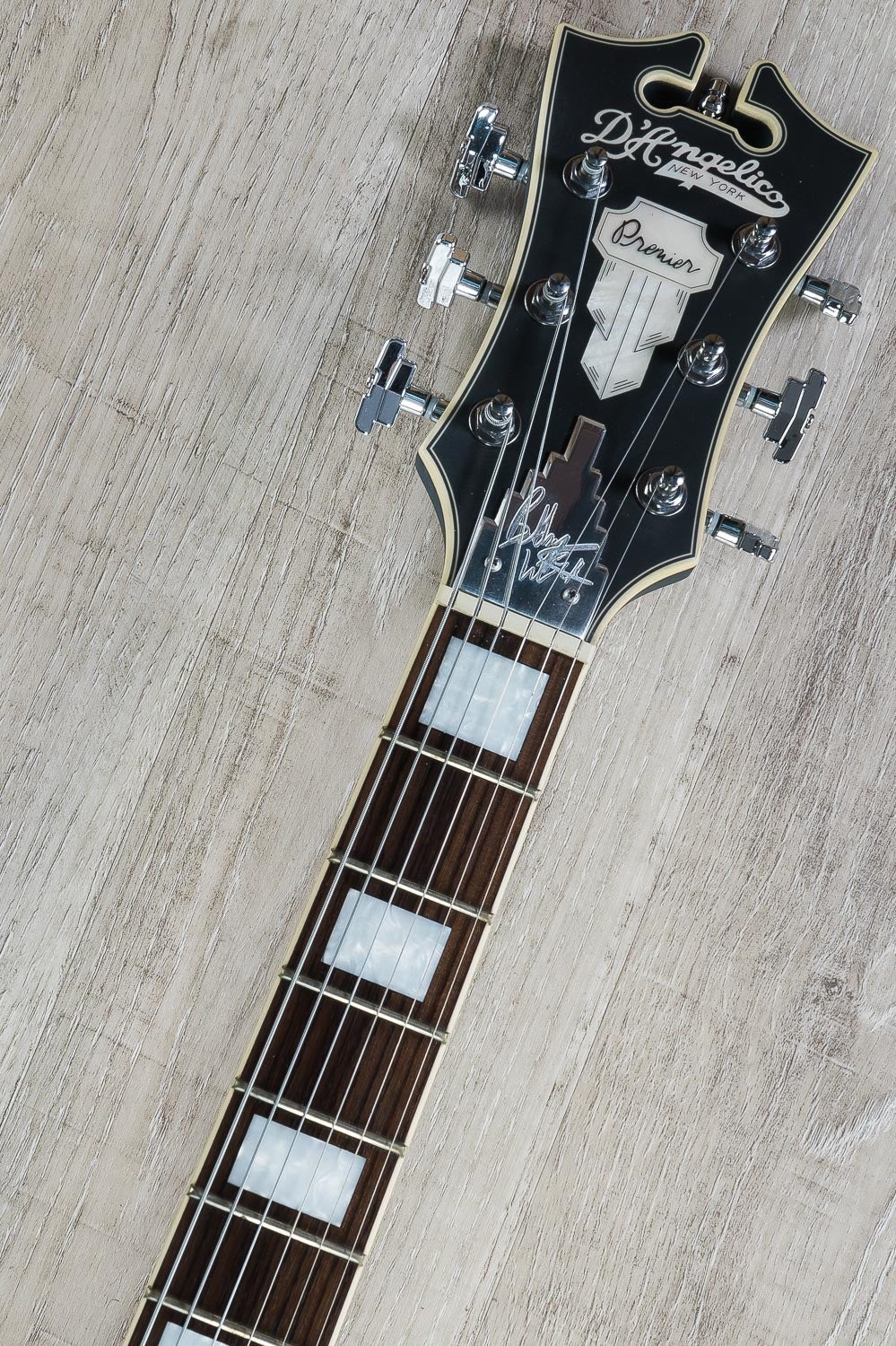 D'Angelico Premier Bob Weir Signature SS Semi-Hollowbody Electric Guitar, Rosewood Fingerboard, Gig Bag