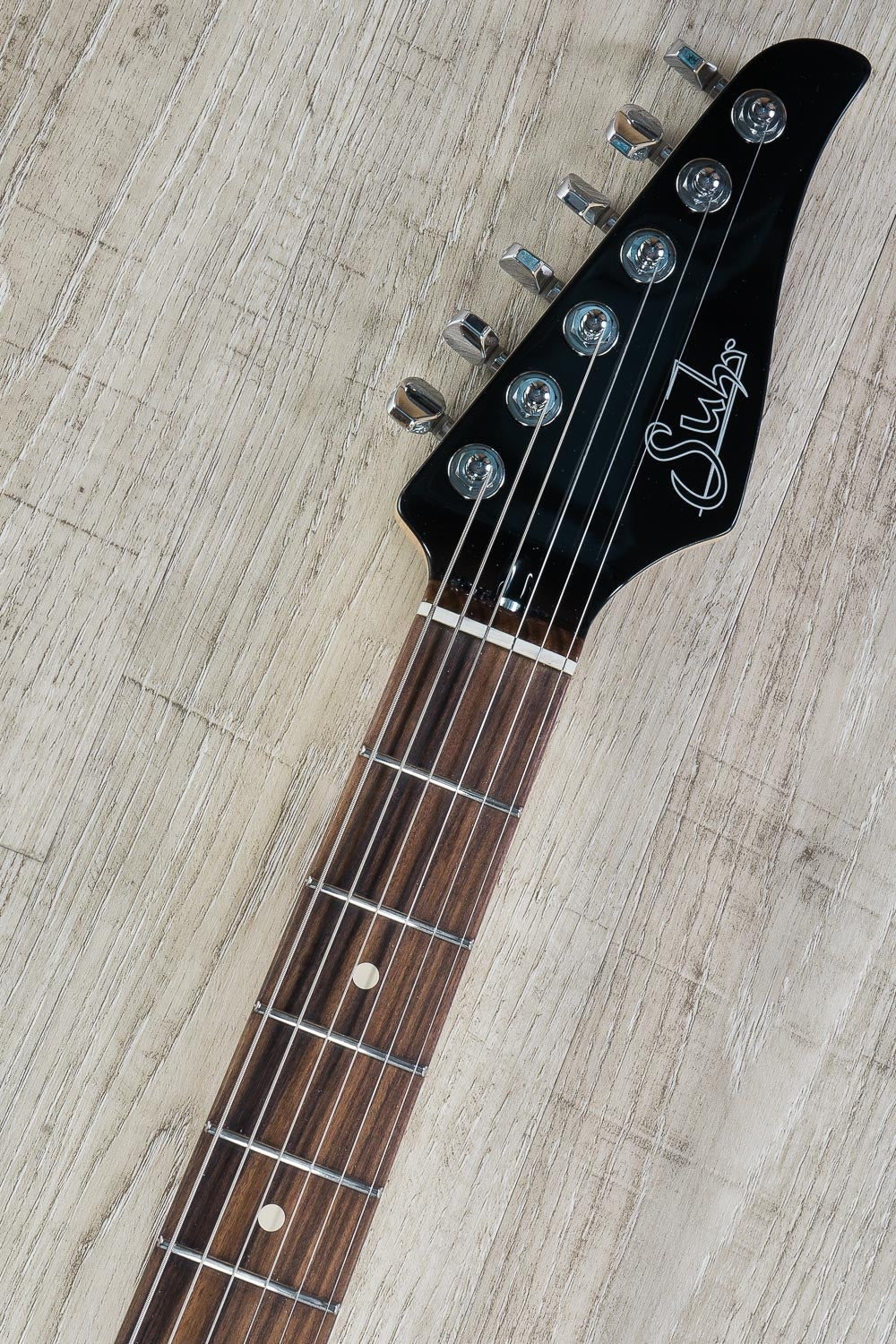Suhr Modern Pro HSH Electric Guitar, Pau Ferro Fingerboard, Gotoh 510 - Faded Trans Whale Blue Burst