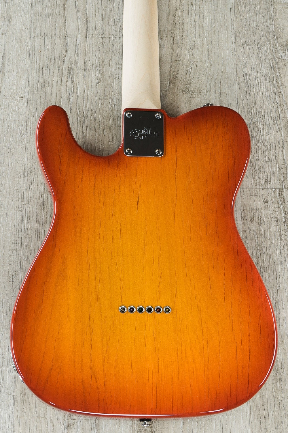 G&L USA ASAT Classic Bluesboy Electric Guitar, Rosewood Fretboard, Hard Case - Cherryburst