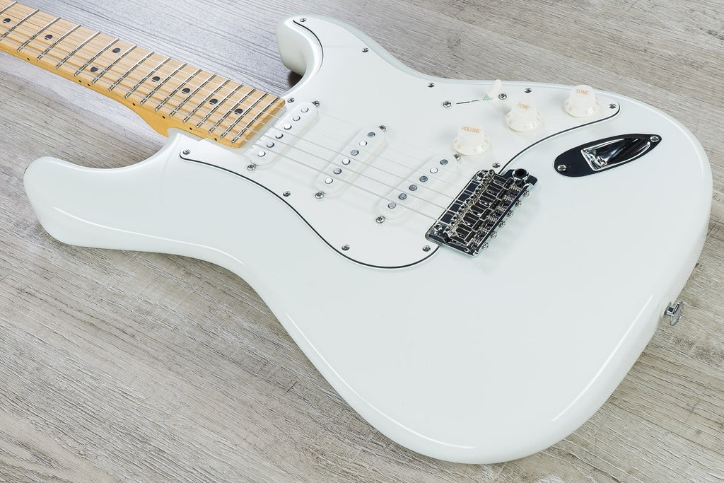 Suhr Classic Pro SSS Electric Guitar, Tinted Maple Fingerboard, SSCII - Olympic White