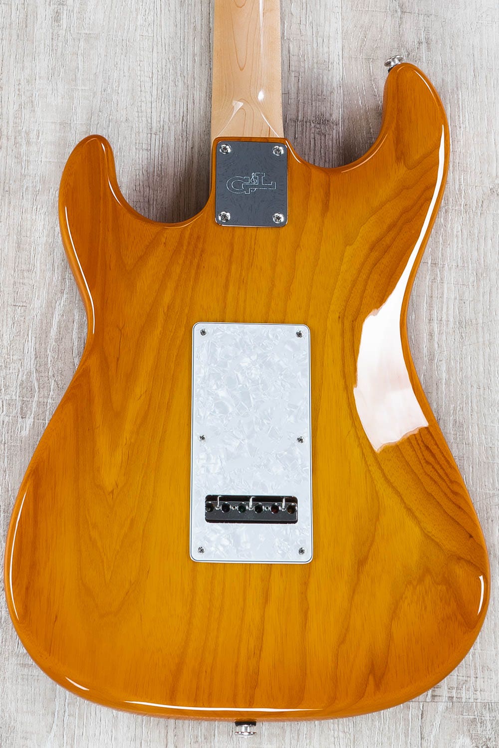G&L Guitars Fullerton Deluxe S-500 Electric Guitar, Maple Fingerboard, Honeyburst
