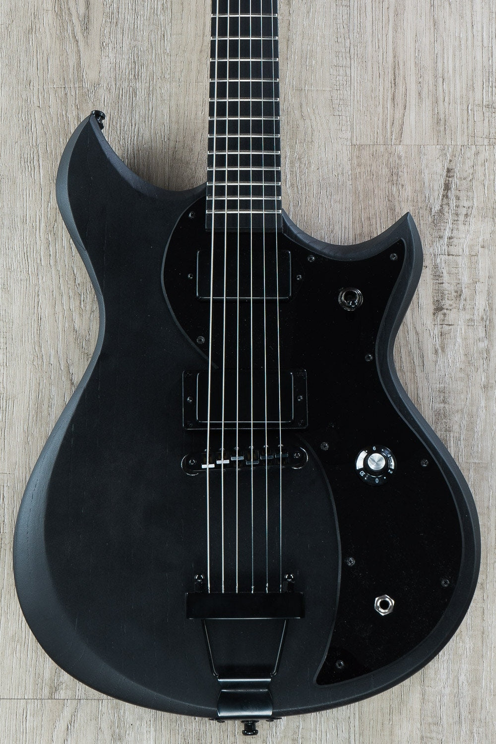 Dunable Guitars Cyclops Electric Guitar, Maple Fingerboard, Hard Case - Matte Black