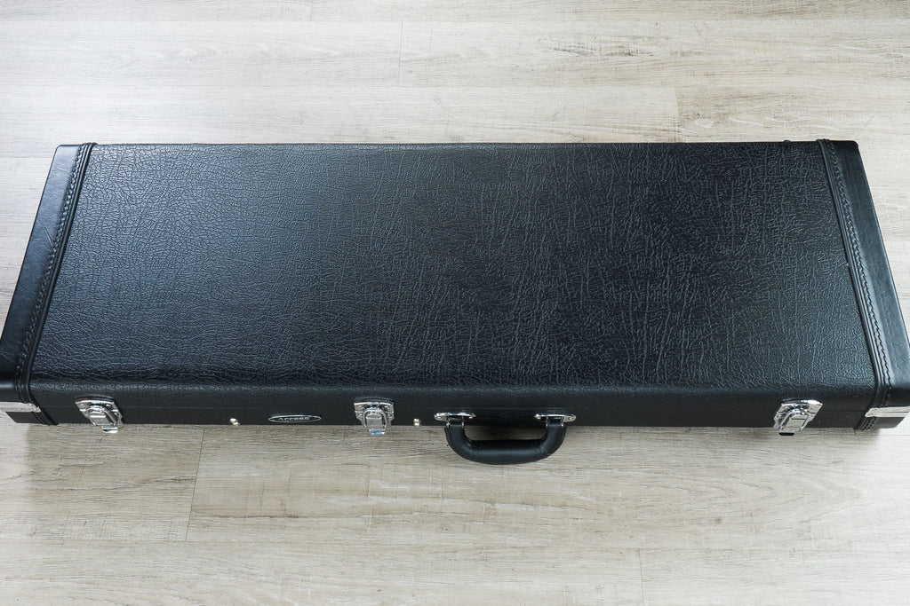 Dunable Guitars Yeti Electric Guitar, Maple Fingerboard, Hard Case - Light Brown/Amber Stain