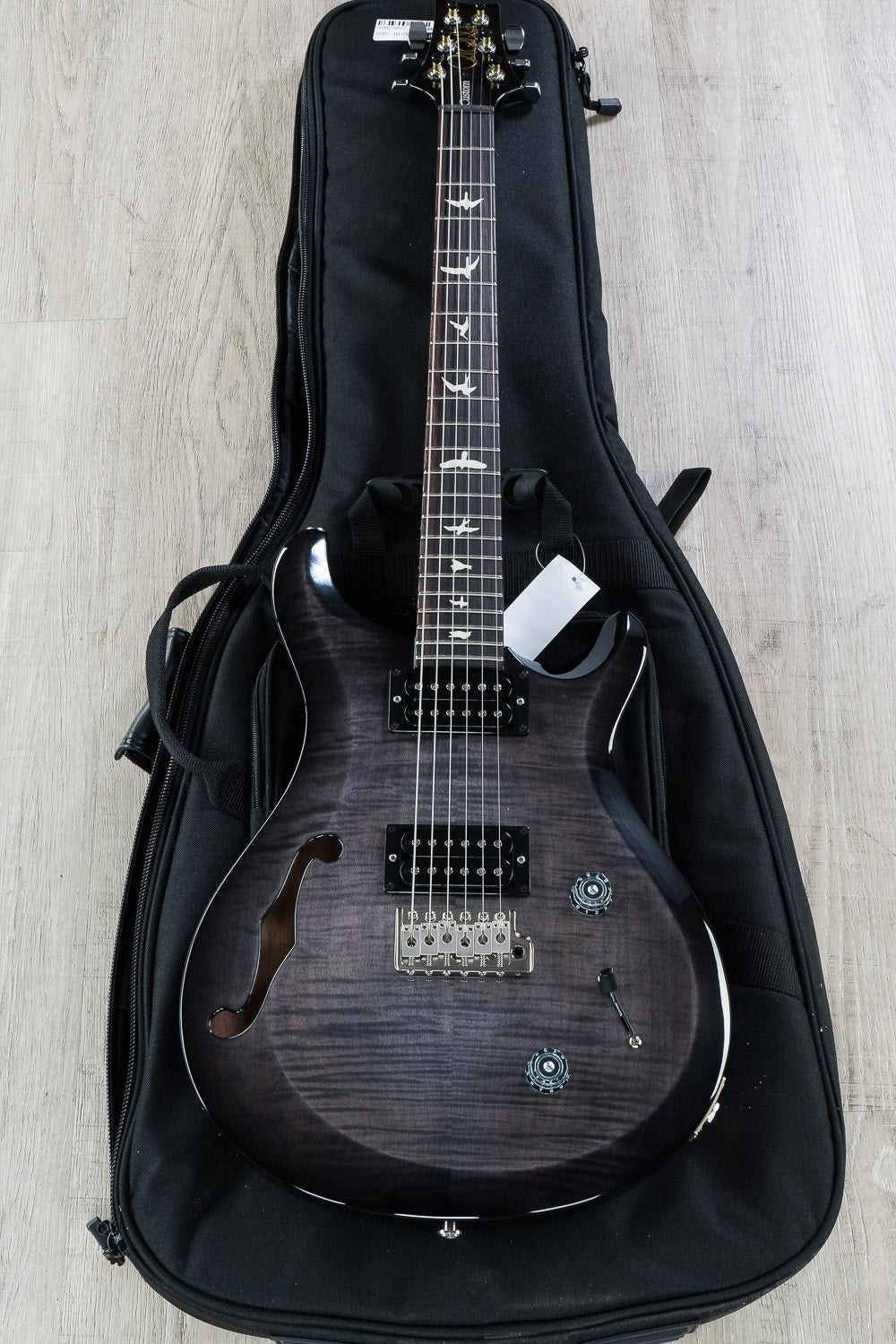 PRS Paul Reed Smith S2 Custom 22 Semi-Hollow Electric Guitar with Gig Bag - Elephant Gray