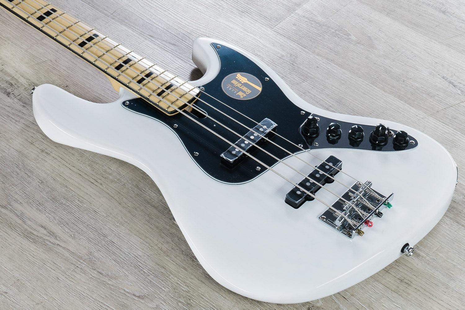 Sire Marcus Miller V7 Vintage 2nd Gen Bass Guitar, 4-String, Swamp Ash, WB, White Blonde w/ Bag