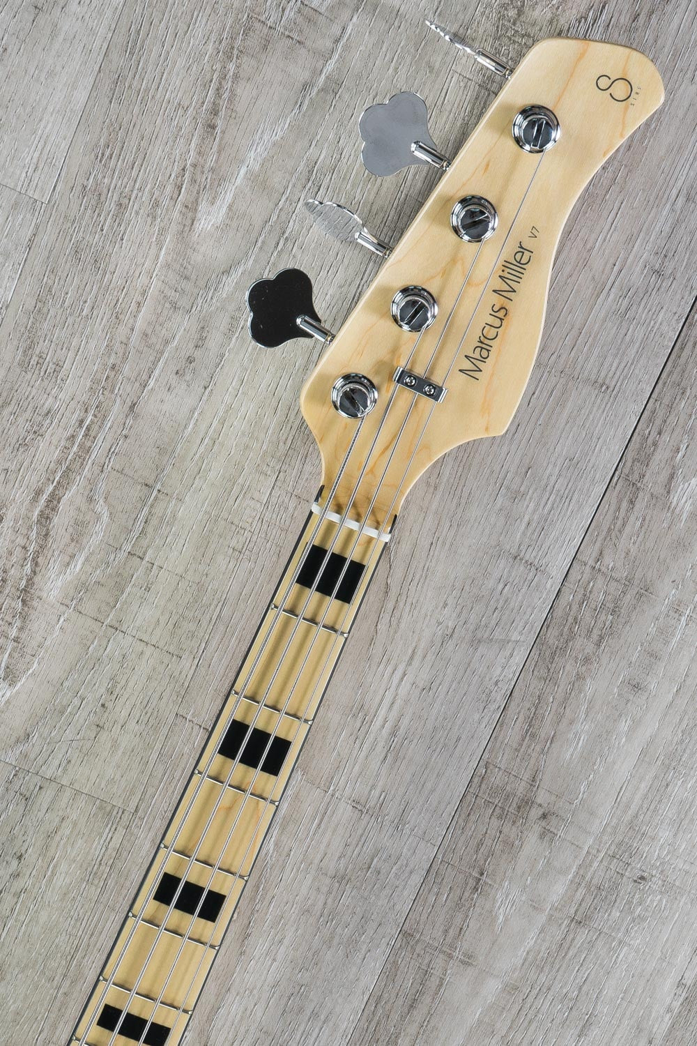 Sire Marcus Miller V7 Vintage 2nd Gen Bass Guitar, 4-String, Swamp Ash, WB, White Blonde
