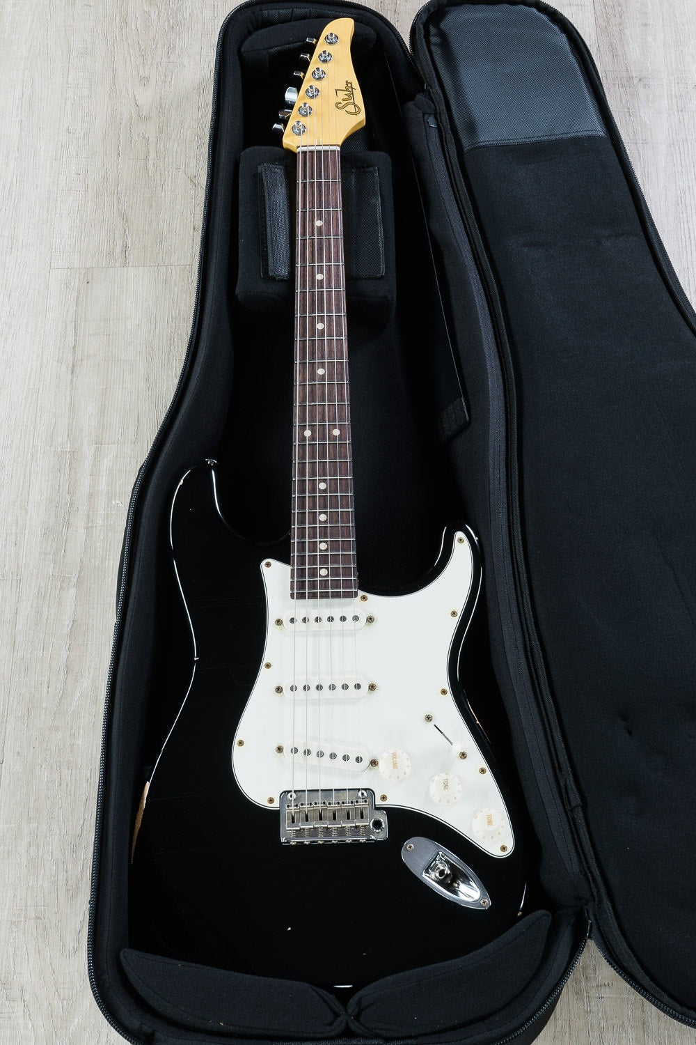 Suhr Classic Antique SSS Electric Guitar, Indian Rosewood Fingerboard, SSCII, Hard Case - Black