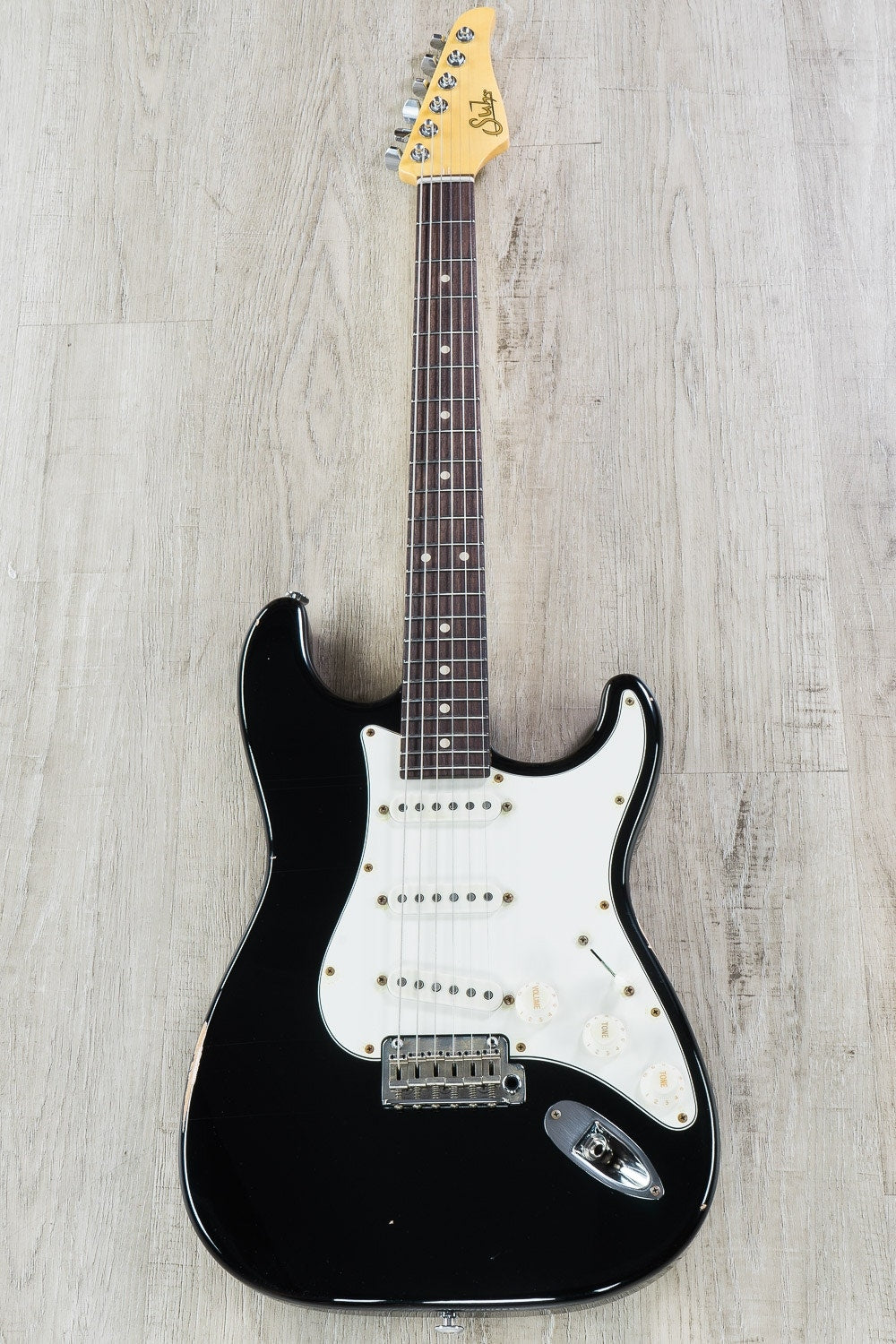 Suhr Classic Antique SSS Electric Guitar, Indian Rosewood Fingerboard, SSCII, Hard Case - Black