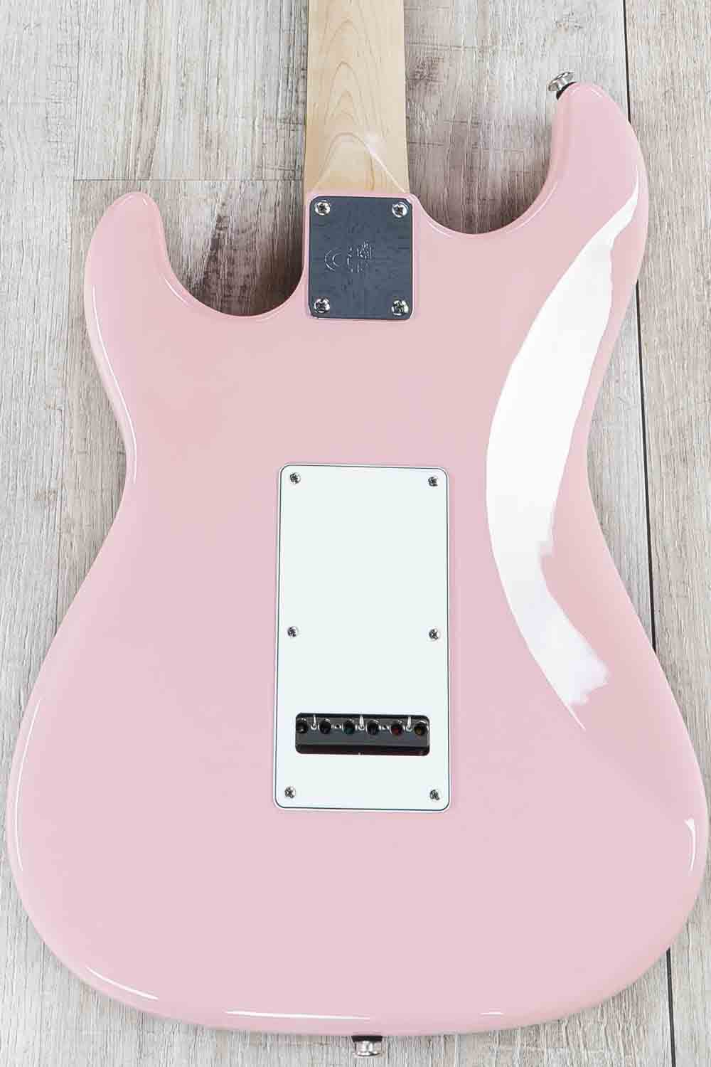 G&L USA S-500 Electric Guitar, Caribbean Rosewood Fingerboard, Hard Case - Shell Pink
