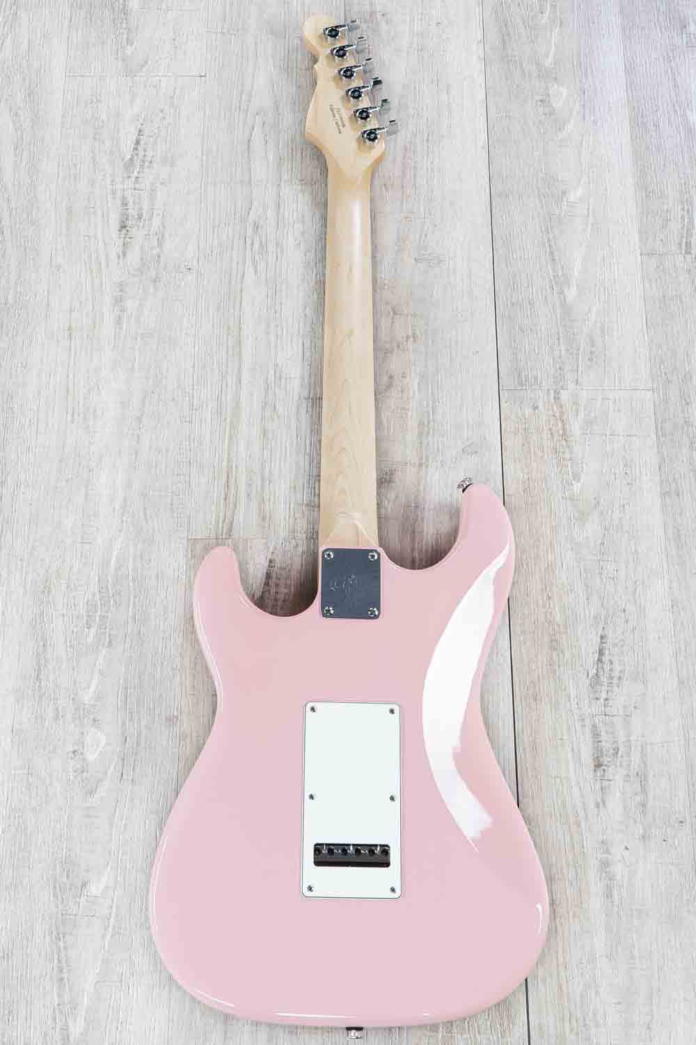 G&L USA S-500 Electric Guitar, Caribbean Rosewood Fingerboard, Hard Case - Shell Pink