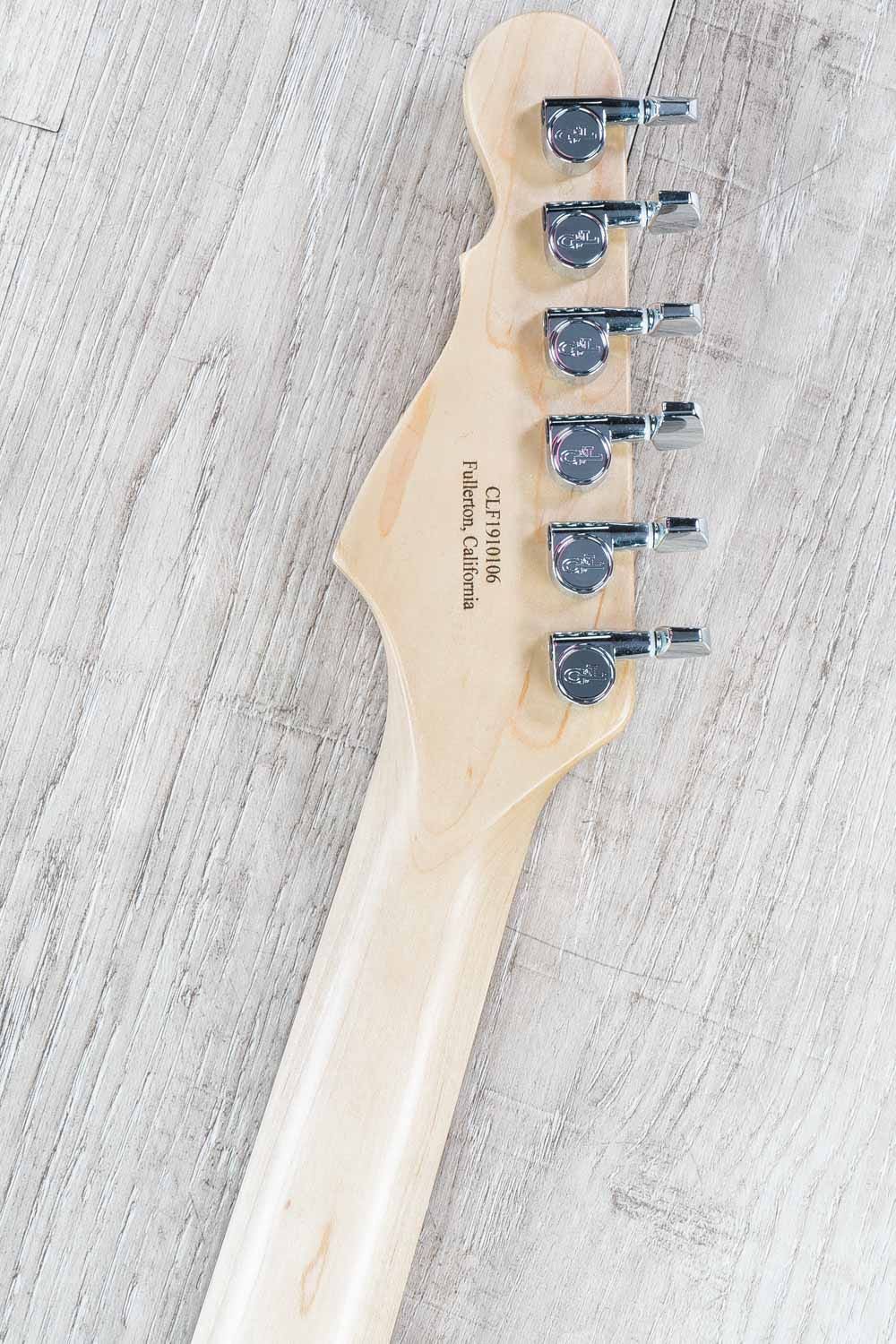 G&L USA S-500 Electric Guitar, Caribbean Rosewood Fingerboard, Hard Case - Shell Pink