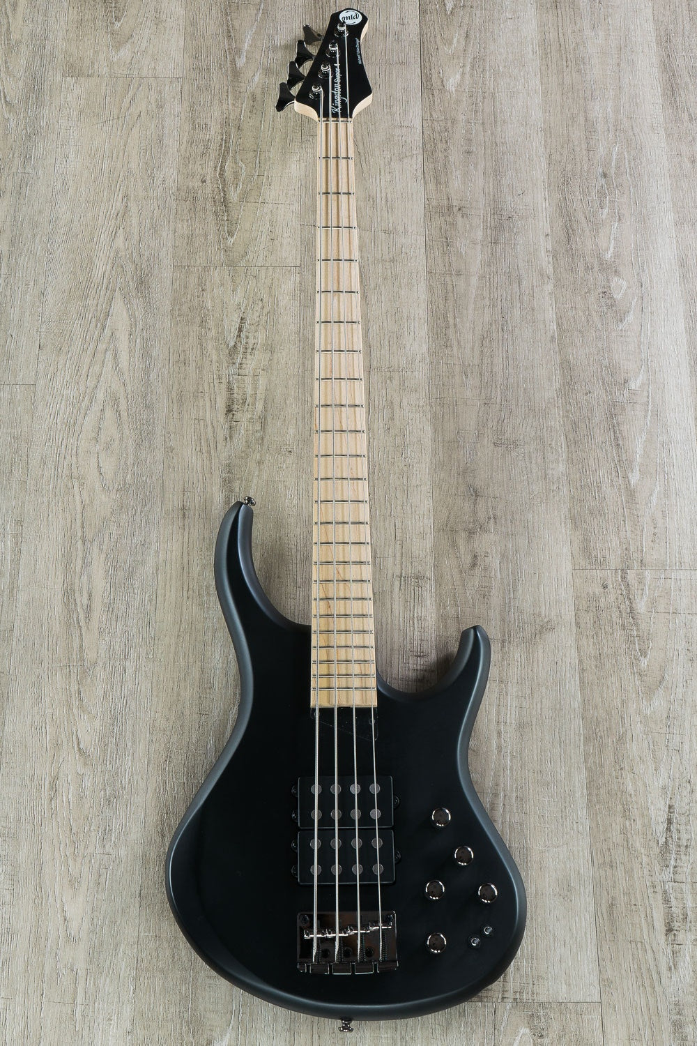 MTD Kingston Super Bass Guitar, 4-String, Maple Fingerboard, Matte Black