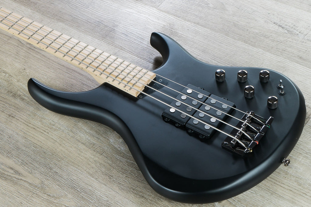 MTD Kingston Super Bass Guitar, 4-String, Maple Fingerboard, Matte Black