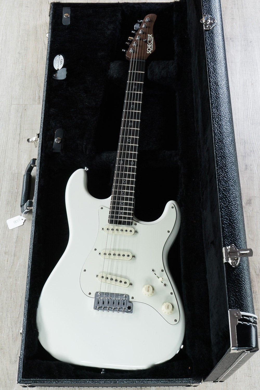 Schecter Nick Johnston USA Signature SSS Electric Guitar - Atomic Snow (Autographed by Nick Johnston)