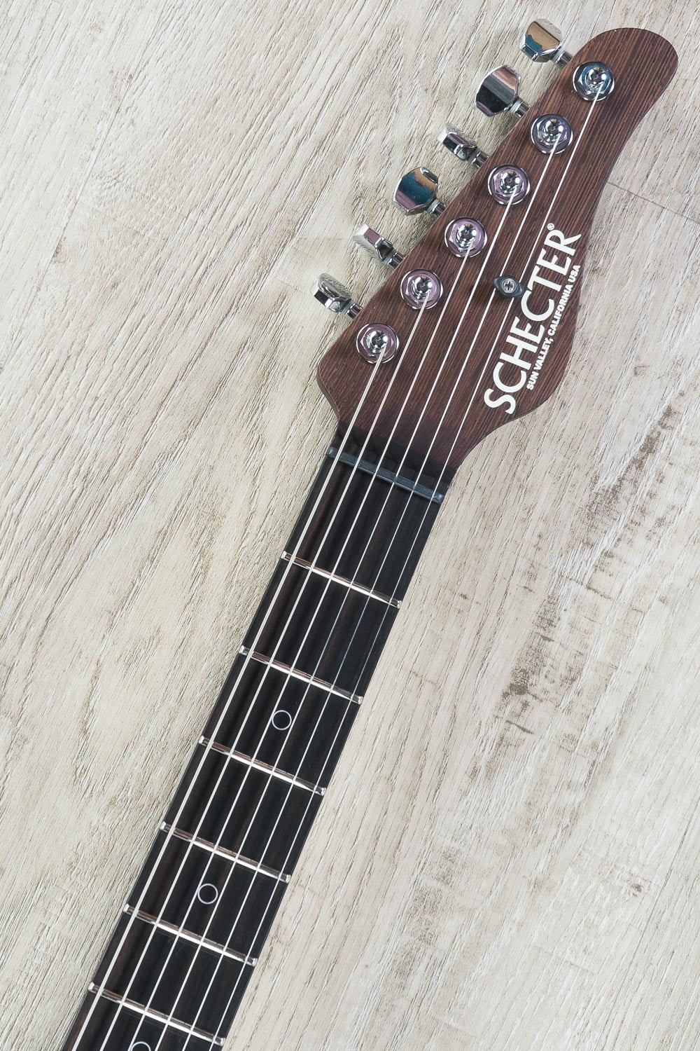 Schecter Nick Johnston USA Signature SSS Electric Guitar - Atomic Snow (Autographed by Nick Johnston)