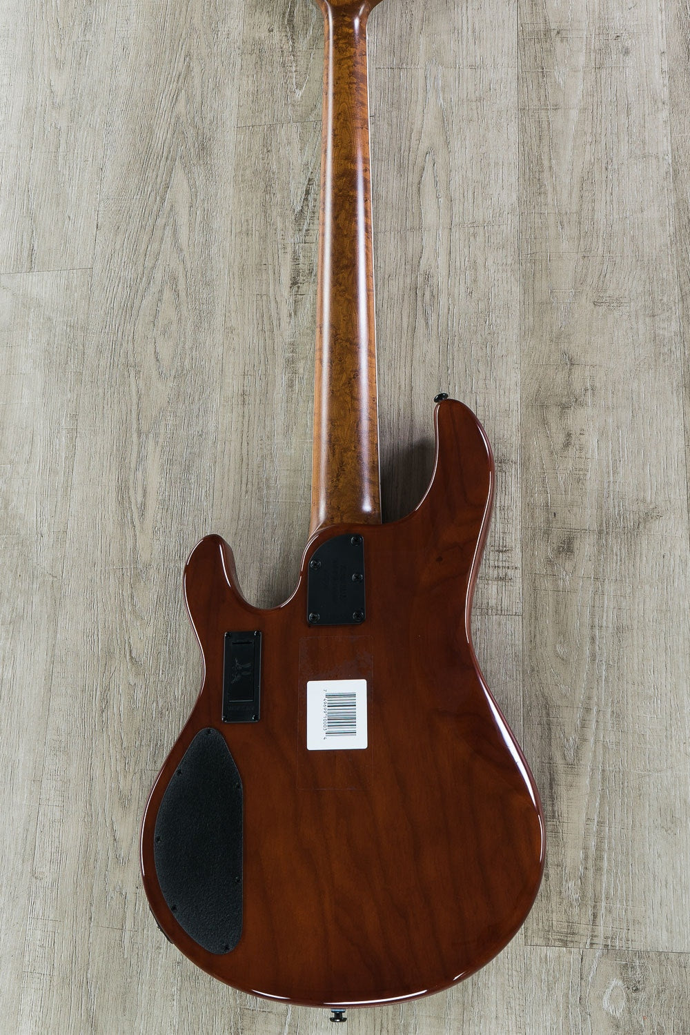 Ernie Ball Music Man BFR Stingray5 HH Bass Guitar, Giants Orange Quilt