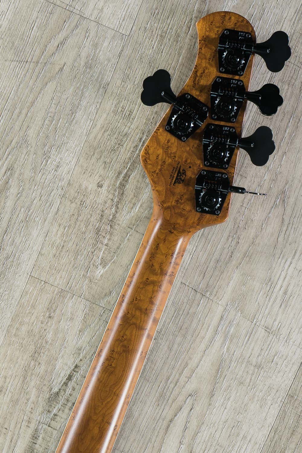 Ernie Ball Music Man BFR Stingray5 HH Bass Guitar, Giants Orange Quilt
