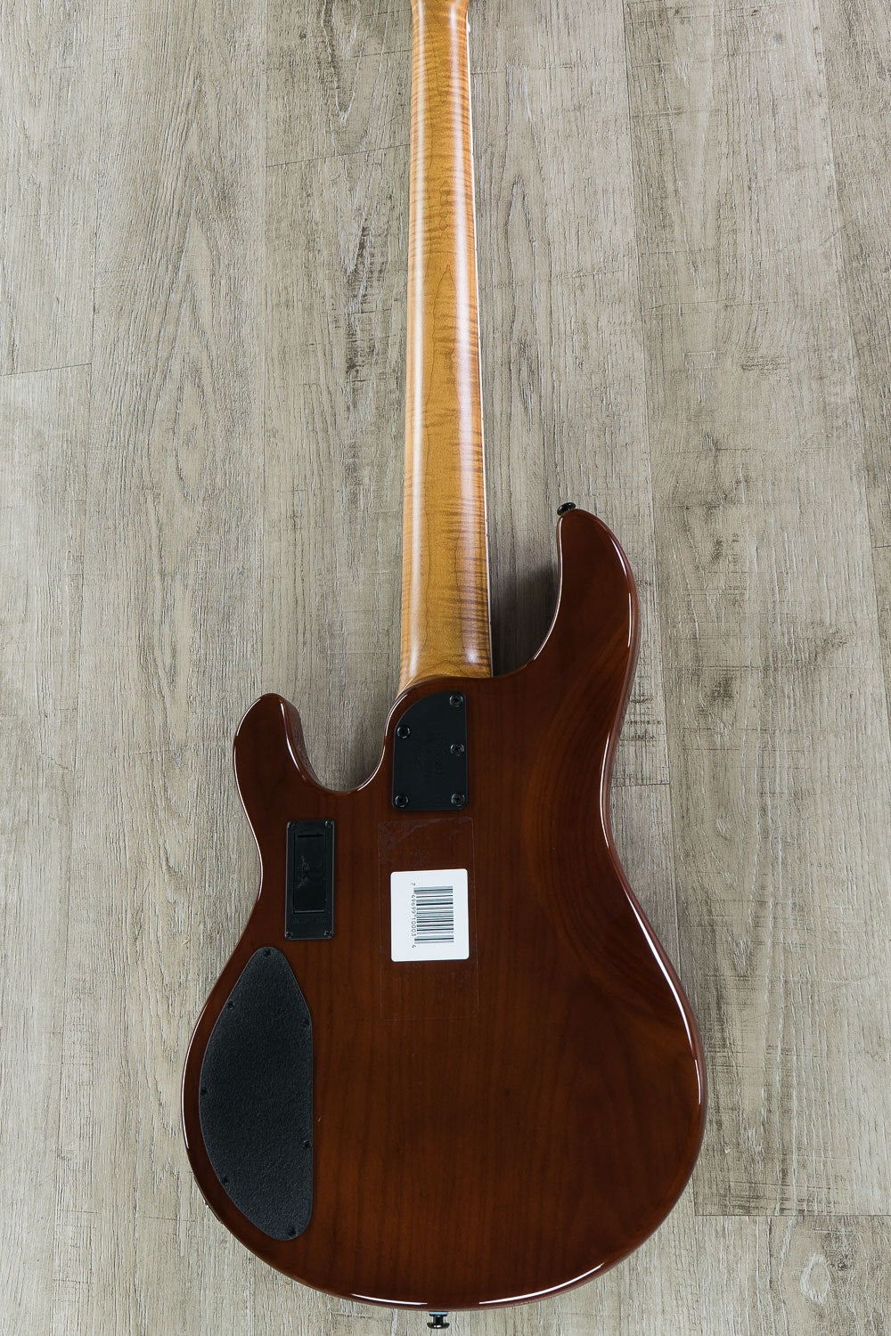 Ernie Ball Music Man BFR Stingray5 HH Bass Guitar- Giants Orange Quilt