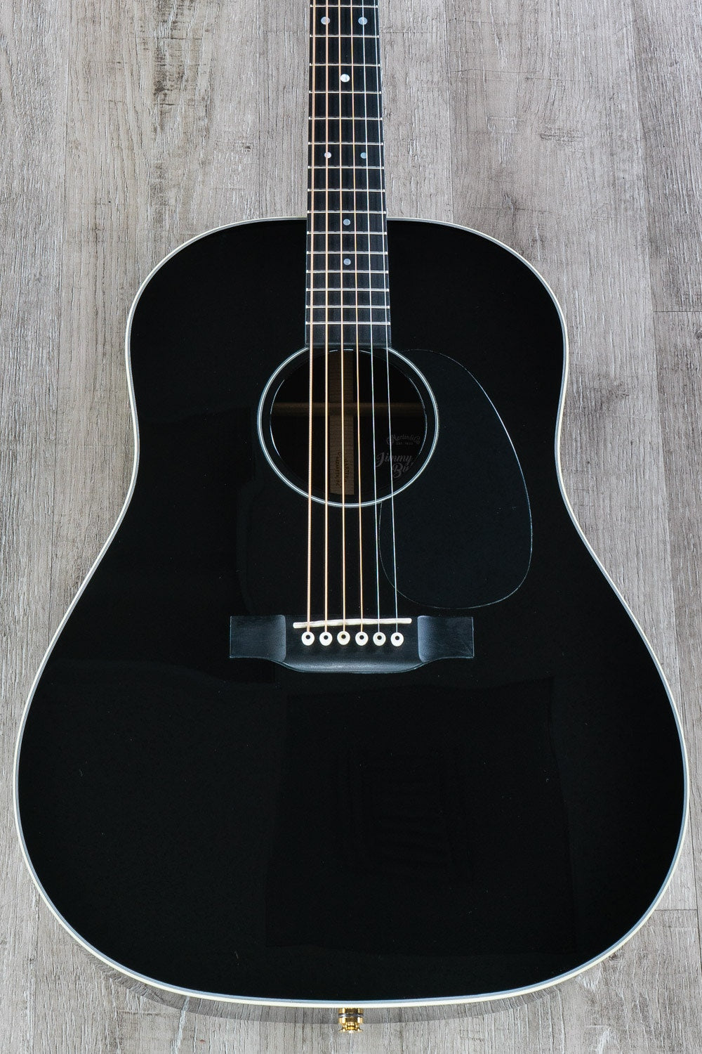 Martin Jimmy Buffet Custom Acoustic-Electric Guitar, Black, Rosewood Back, Spruce Top, Fishman Gold