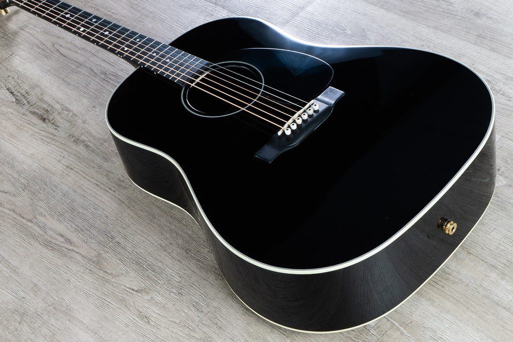 Martin Jimmy Buffet Custom Acoustic-Electric Guitar, Black, Rosewood Back, Spruce Top, Fishman Gold