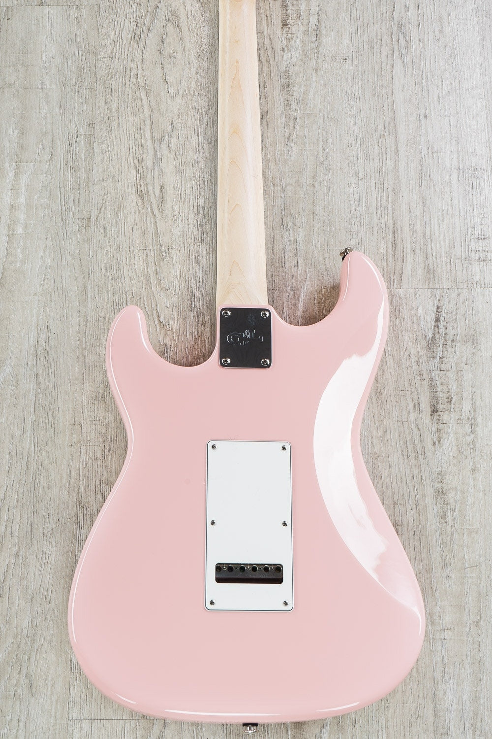 G&L USA Legacy HSS Electric Guitar, Rosewood Fingerboard, Hard Case - Shell Pink