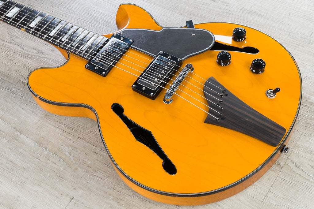 Fret King FKV3JE Black Label John Etheridge Electric Guitar - Honey (Exhibition Stock)
