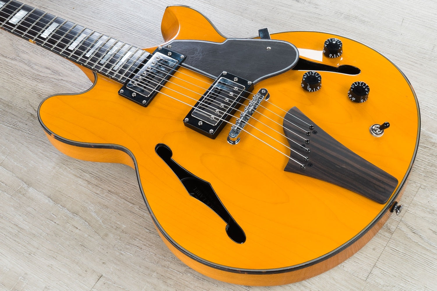 Fret King FKV3JE Black Label John Etheridge Electric Guitar - Honey (Exhibition Stock)
