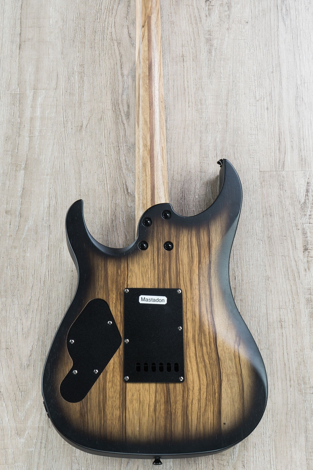 LsL XT-4 Solidbody Electric Guitar, Single Humbucker, Black Limba Body - Black Burst