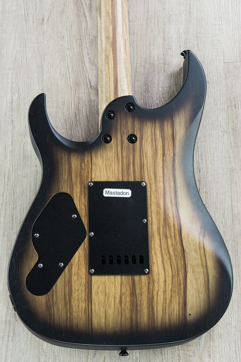 LsL XT-4 Solidbody Electric Guitar, Single Humbucker, Black Limba Body - Black Burst