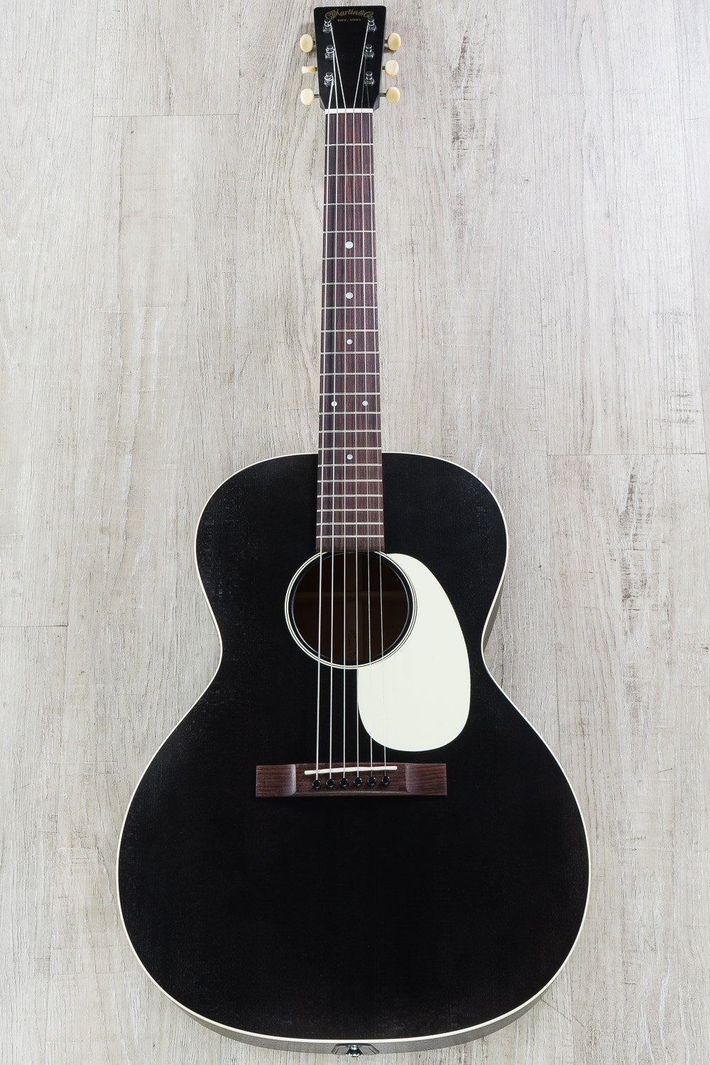 Martin 17 Series 00L-17E Grand Concert Acoustic-Electric Guitar with Hard Case - Black Smoke