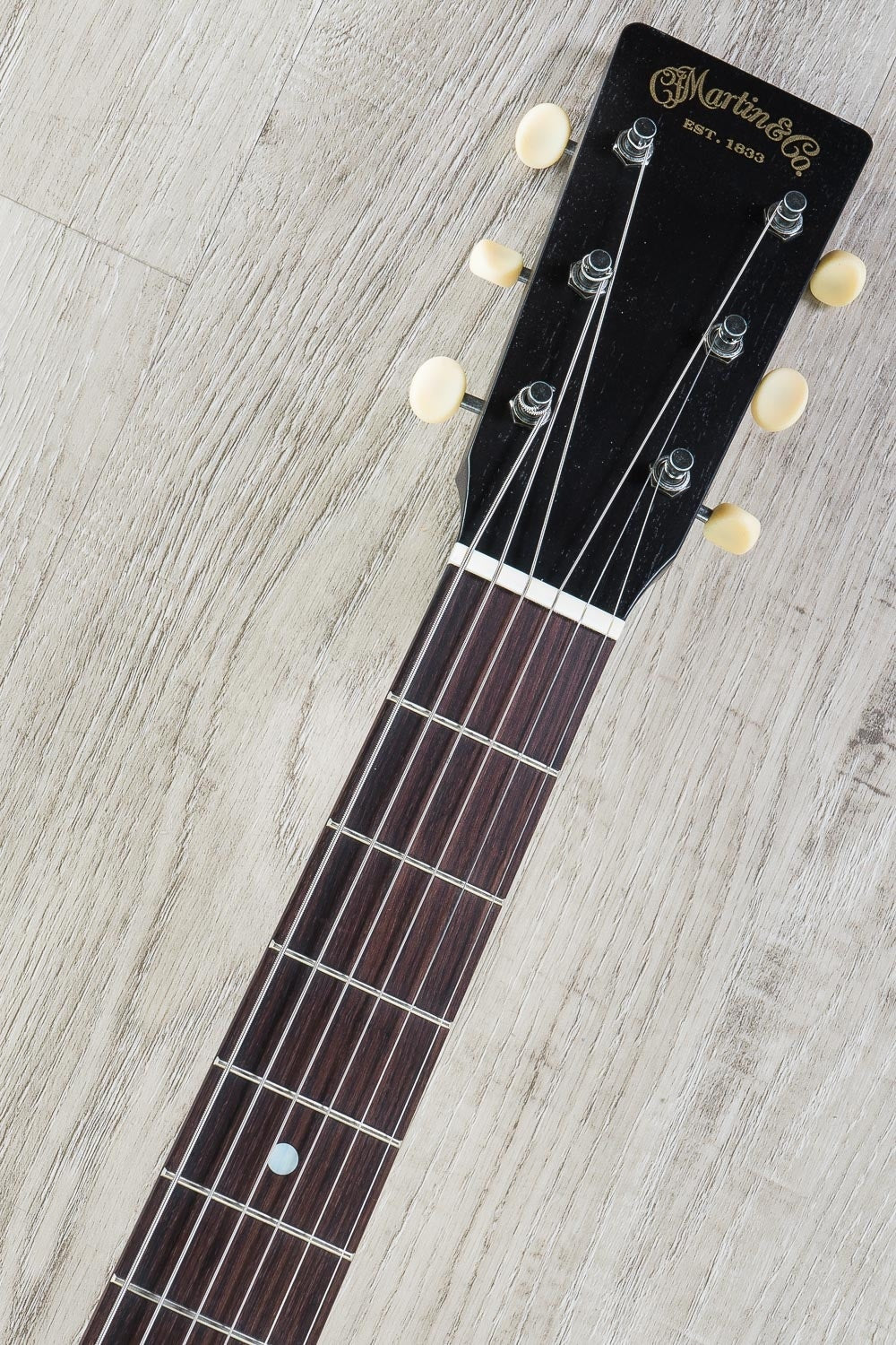 Martin 17 Series 00L-17E Grand Concert Acoustic-Electric Guitar with Hard Case - Black Smoke