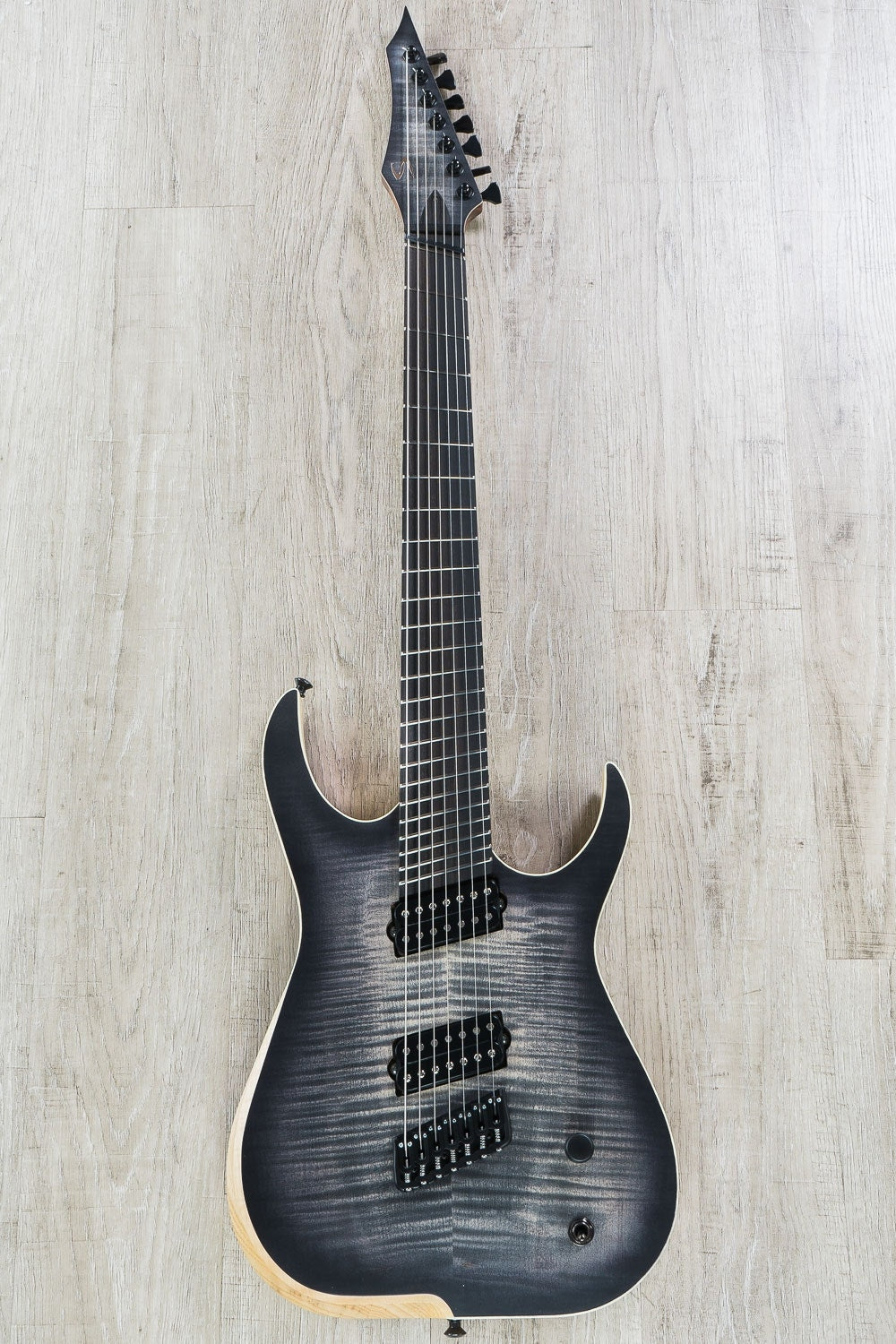 Skervesen Raptor 7 Custom FF 7-String Electric Guitar, Flamed Maple Top, Hard Case - Graphite