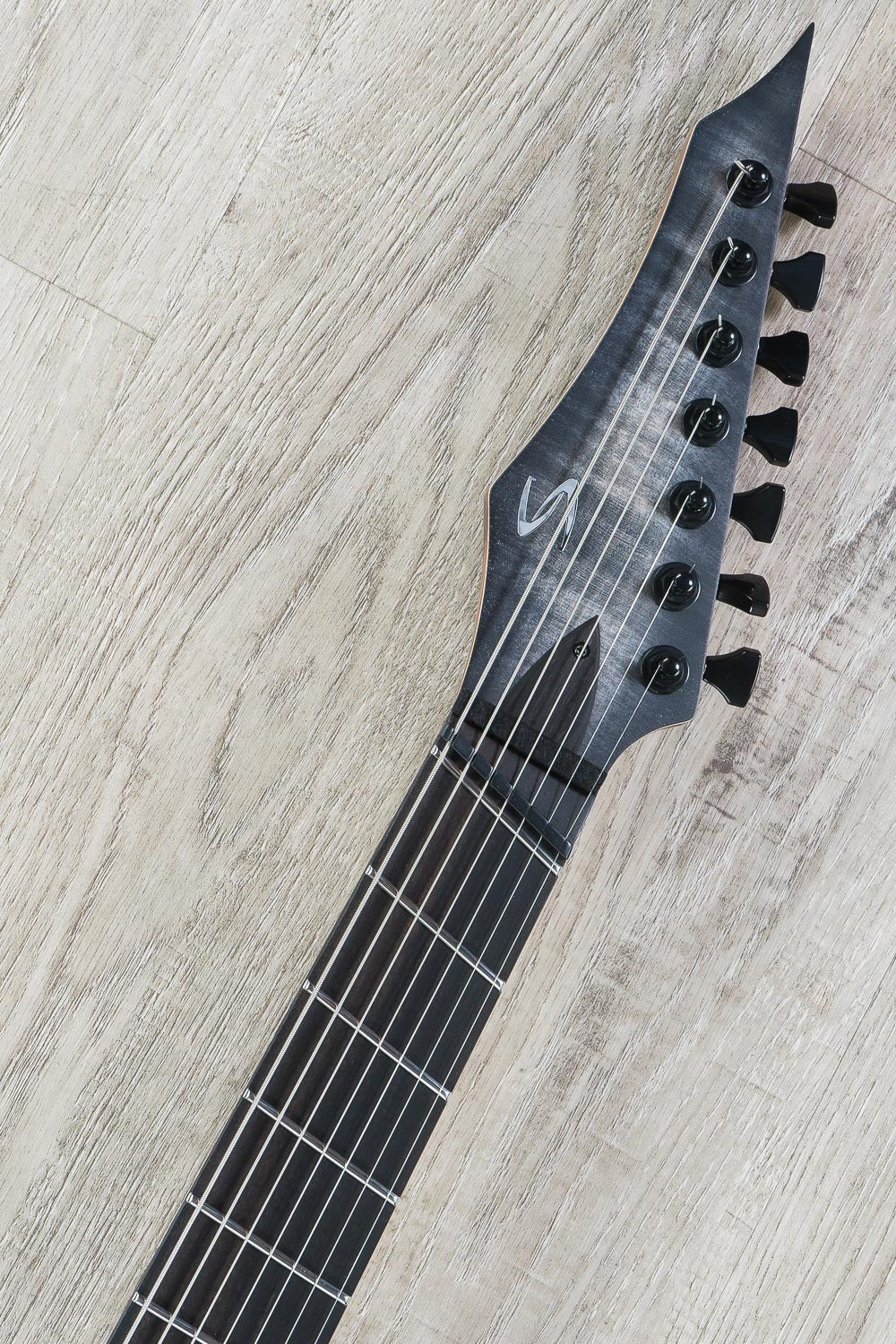 Skervesen Raptor 7 Custom FF 7-String Electric Guitar, Flamed Maple Top, Hard Case - Graphite
