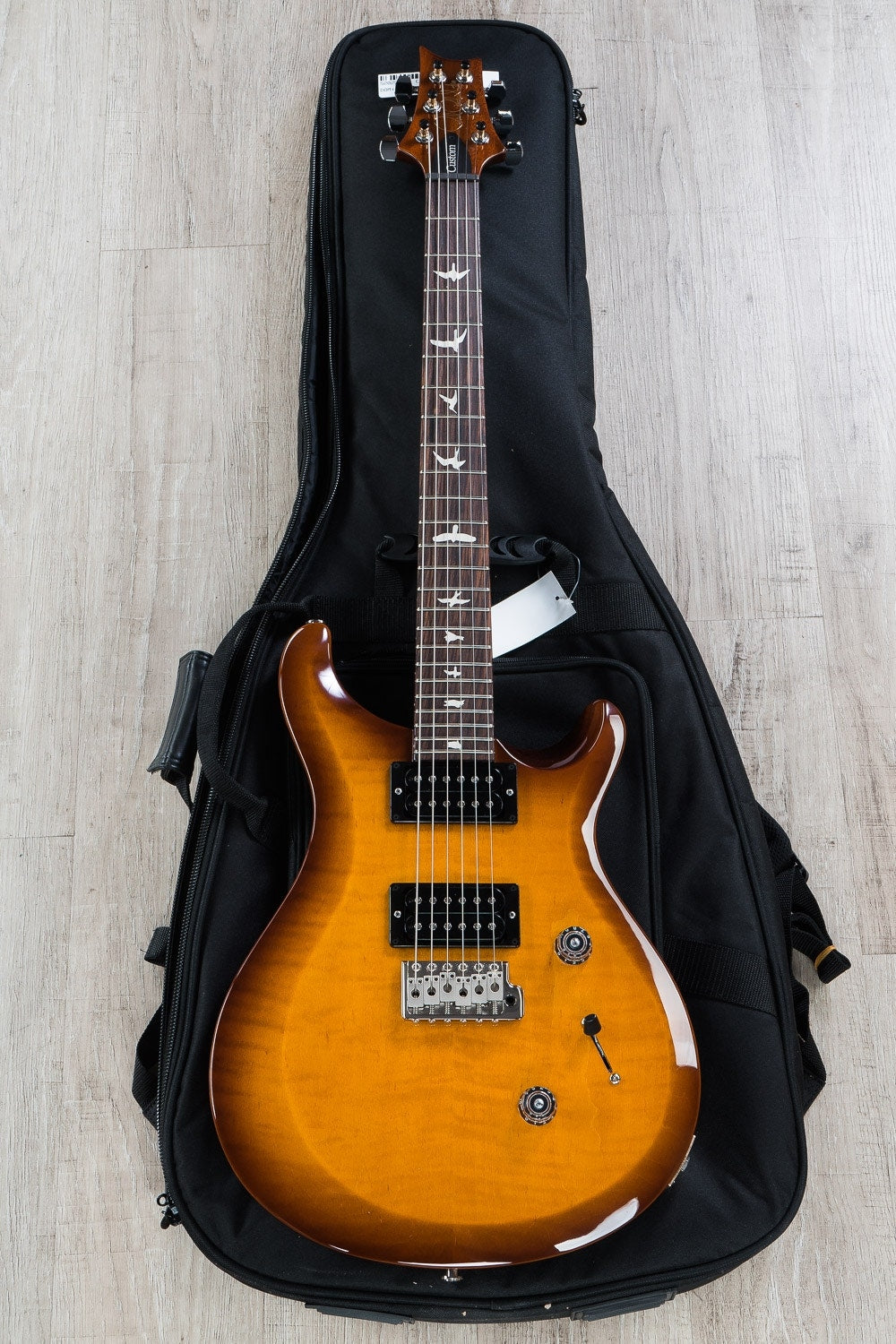PRS Paul Reed Smith S2 Custom 24 Electric Guitar with Gig Bag - Violin Amber Sunburst
