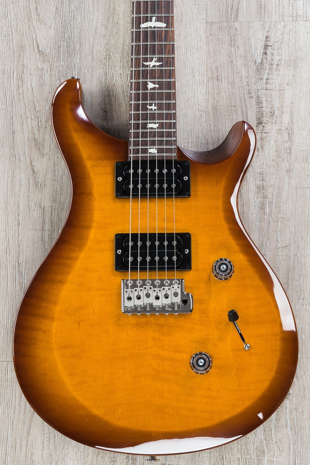PRS Paul Reed Smith S2 Custom 24 Electric Guitar with Gig Bag - Violin Amber Sunburst