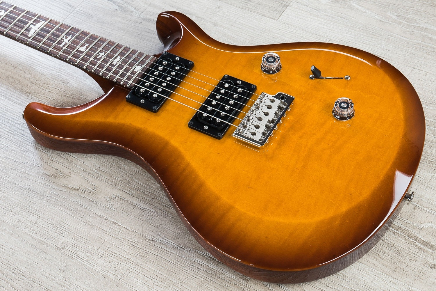 PRS Paul Reed Smith S2 Custom 24 Electric Guitar with Gig Bag - Violin Amber Sunburst