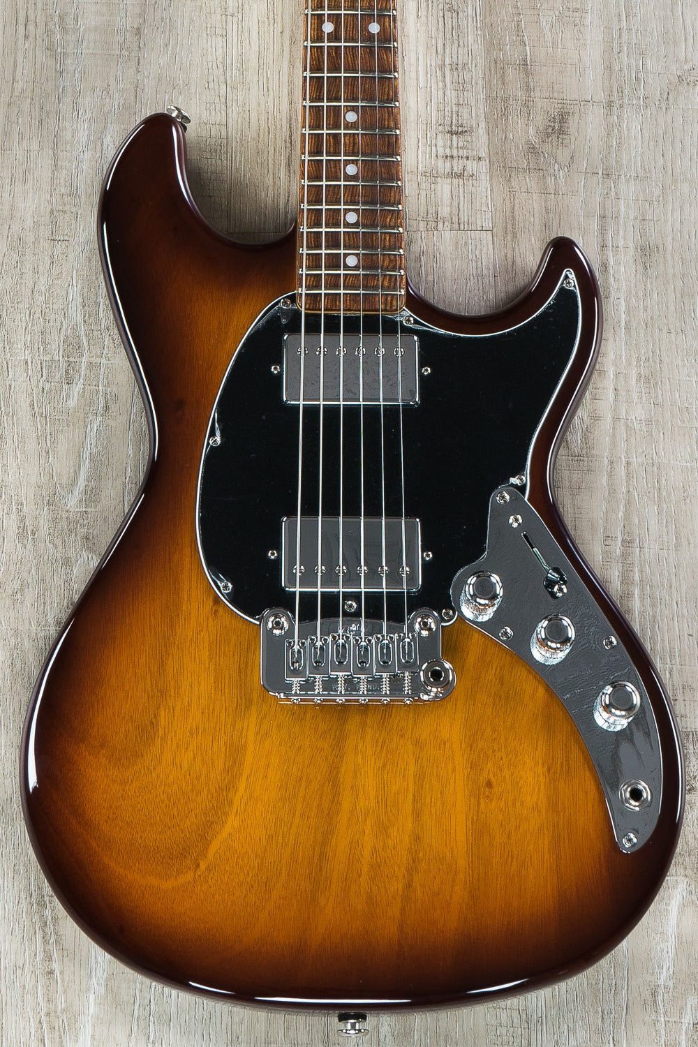 G&L Guitars Fullerton Deluxe Skyhawk HH Electric Guitar, Old School Tobacco Sunburst