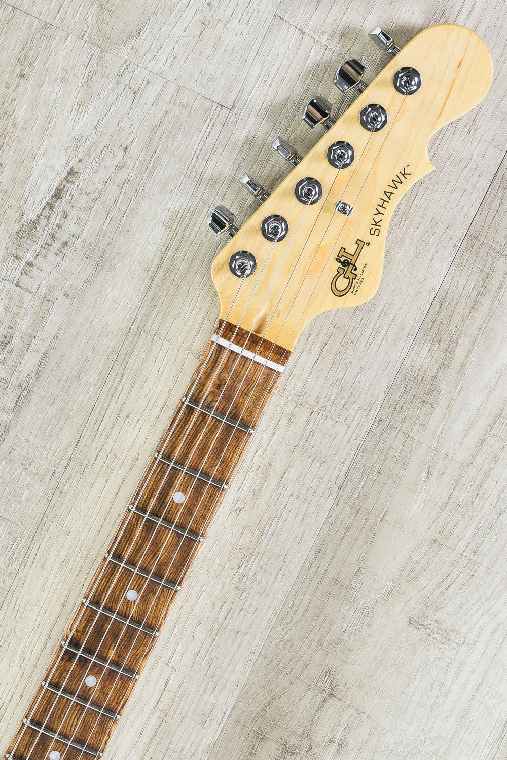 G&L Guitars Fullerton Deluxe Skyhawk HH Electric Guitar, Old School Tobacco Sunburst