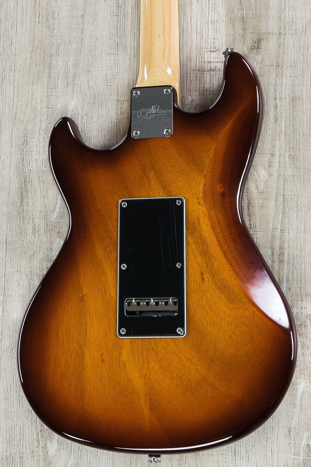 G&L Guitars Fullerton Deluxe Skyhawk HH Electric Guitar, Old School Tobacco Sunburst