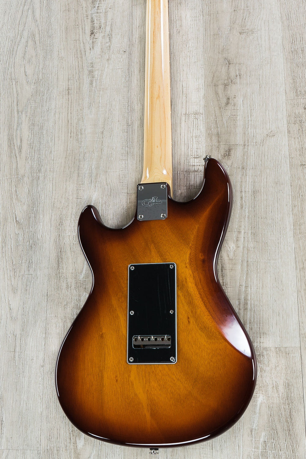 G&L Guitars Fullerton Deluxe Skyhawk HH Electric Guitar, Old School Tobacco Sunburst