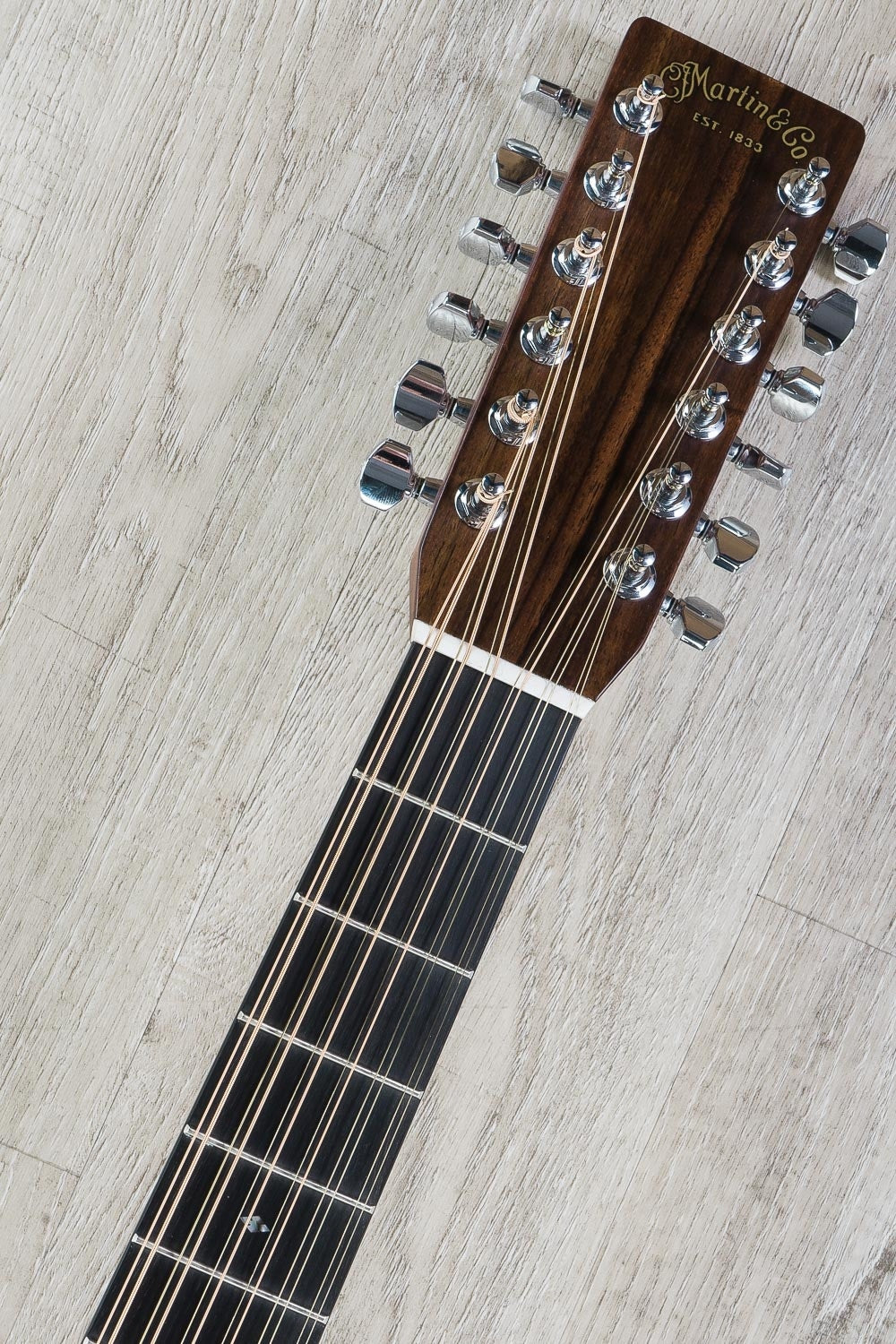 Martin HD12-28 12-String Acoustic Guitar, Ebony Fingerboard, Hard Case - Natural