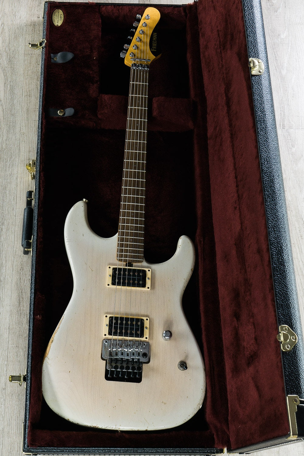 Friedman Guitars Cali Electric Guitar, Rosewood Fingerboard, Transparent White
